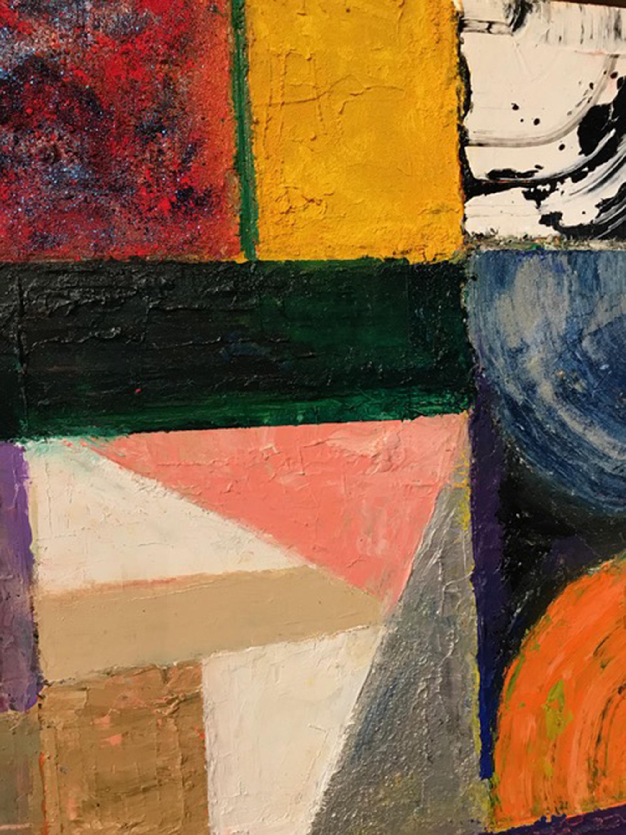 Il diario di viaggio di Ingrid - Abstract Painting Marrone di Doug Frohman