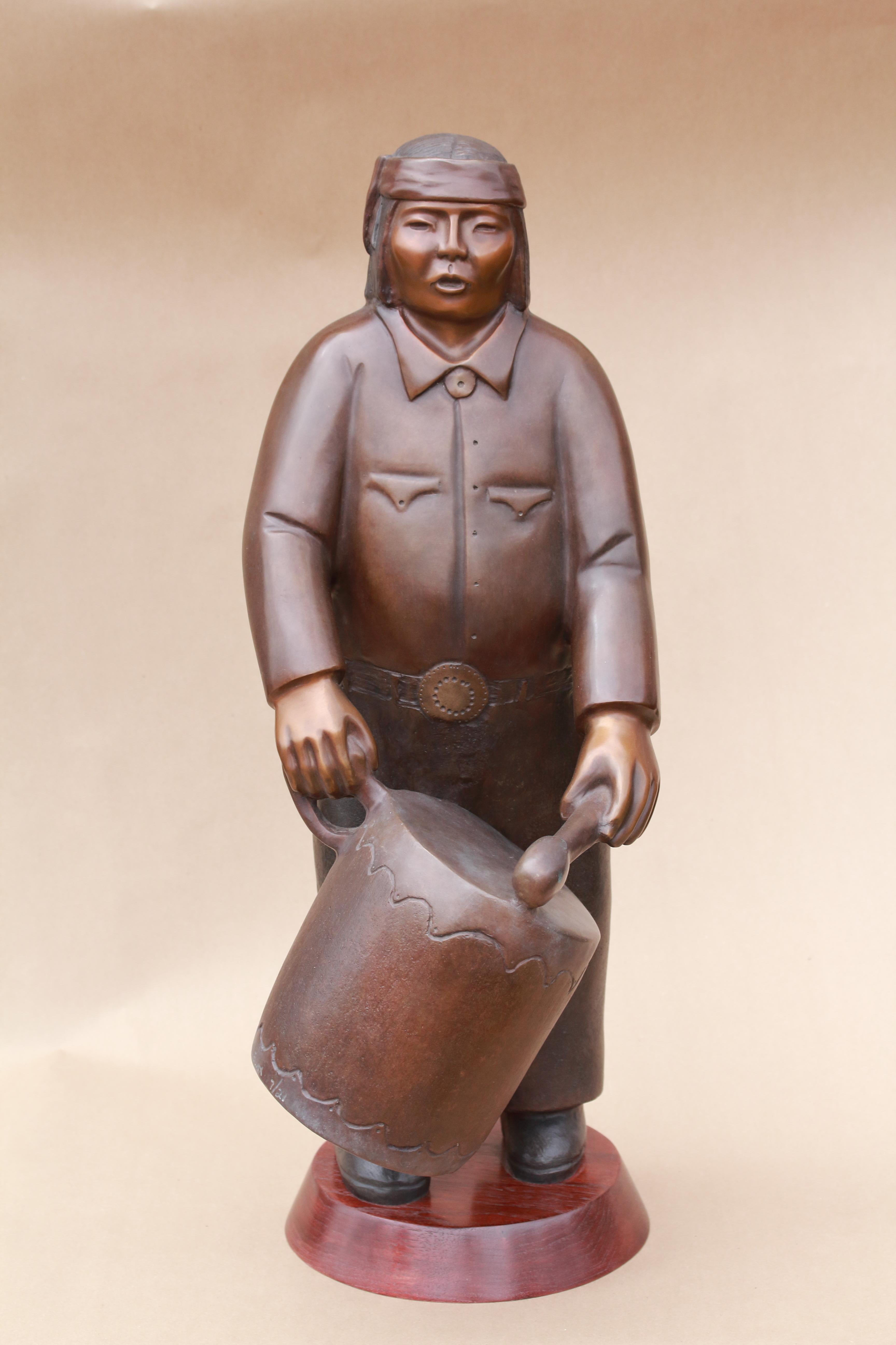 Signed/inscribed by Artist on bronze base of sculpture with an edition number.
7/21