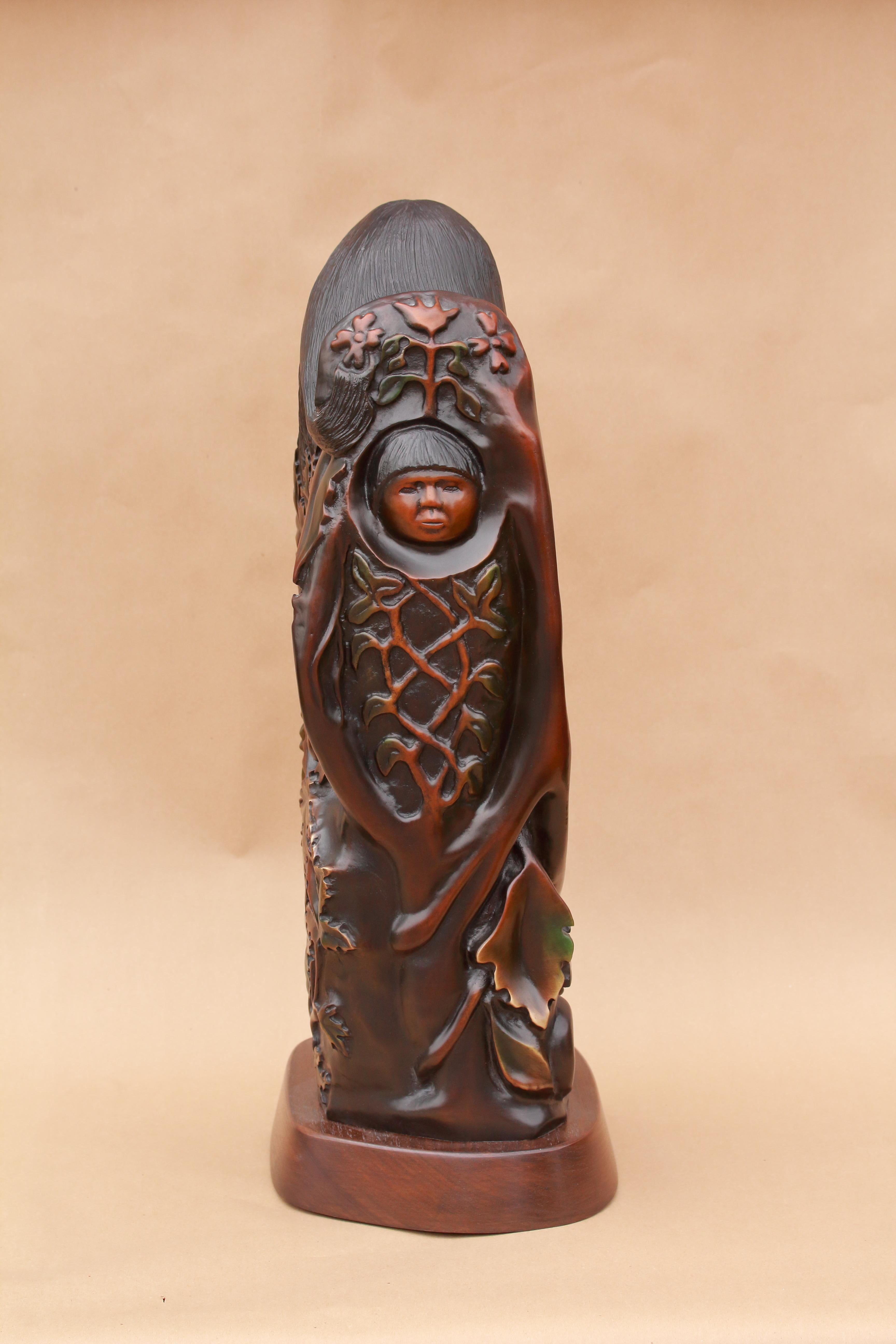 Spring and Autumn - Tribal Sculpture by Doug Hyde