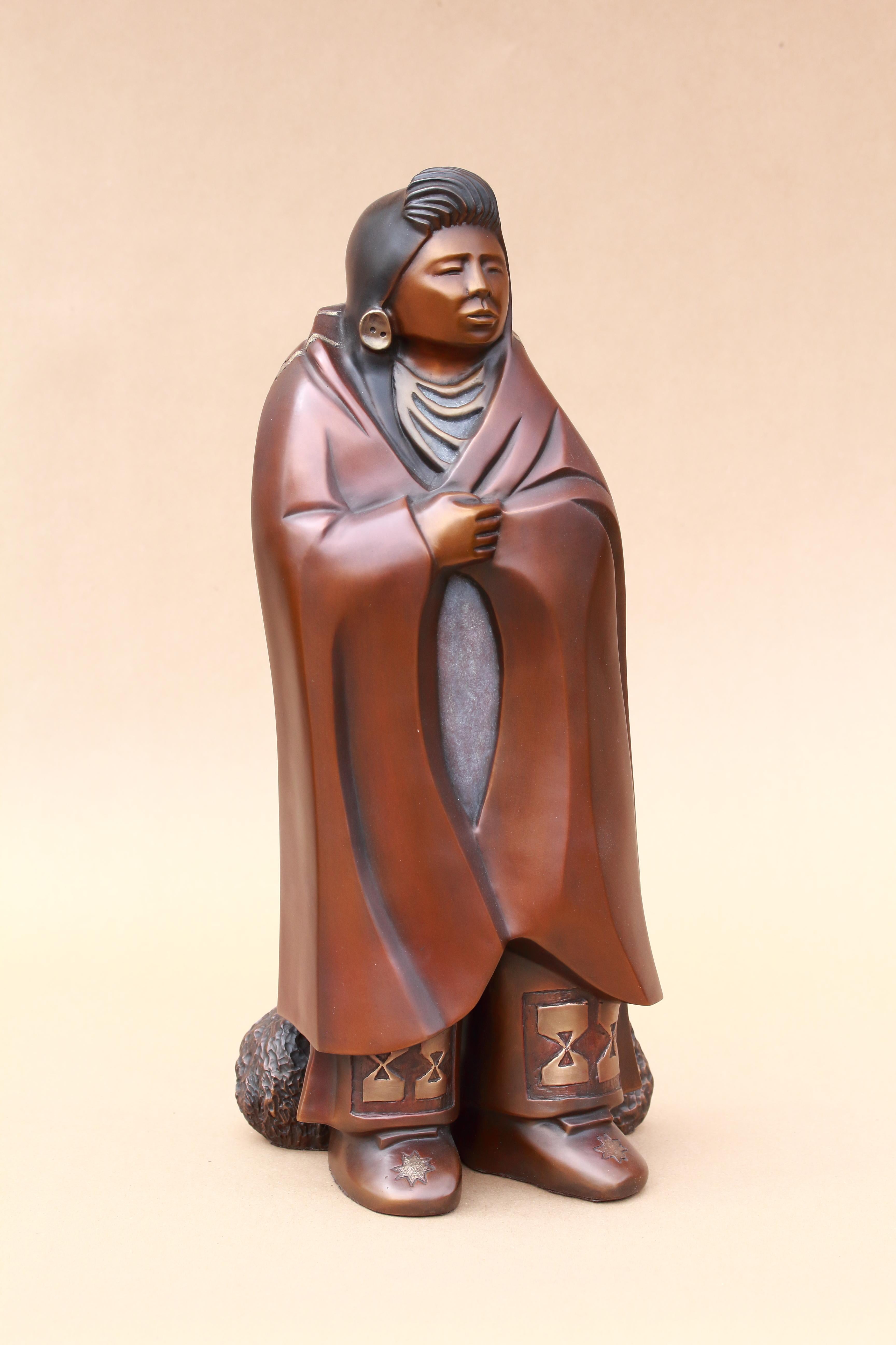 Le jeune Joseph - Tribal Sculpture par Doug Hyde