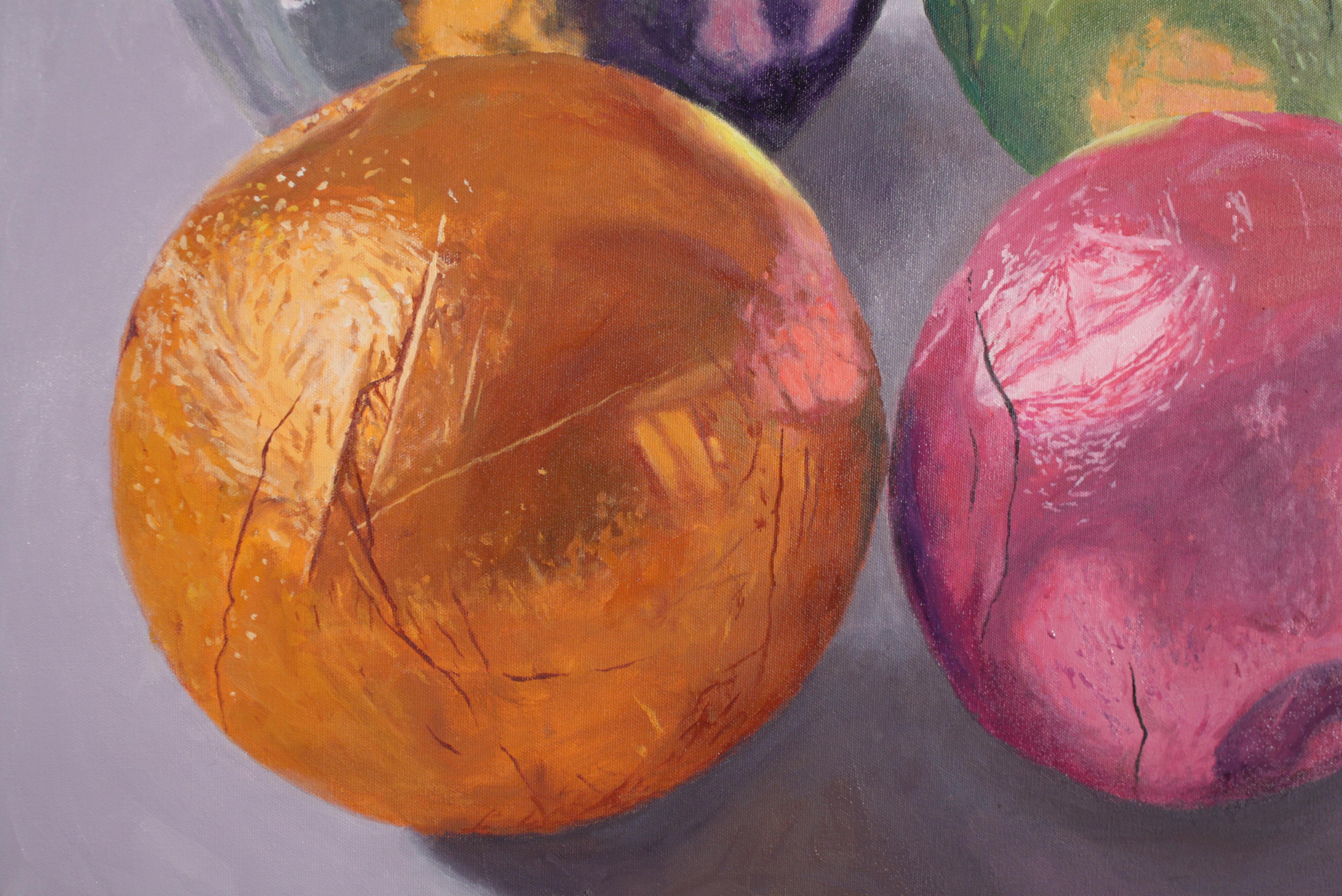 Quattro - Still-Life Painting Marrone di Doug Newton