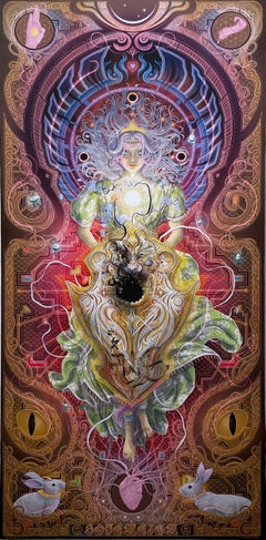 Sovereign Shield (2022) by Doug Nox (Harlequinade), psychedelic, cosmic, giclée