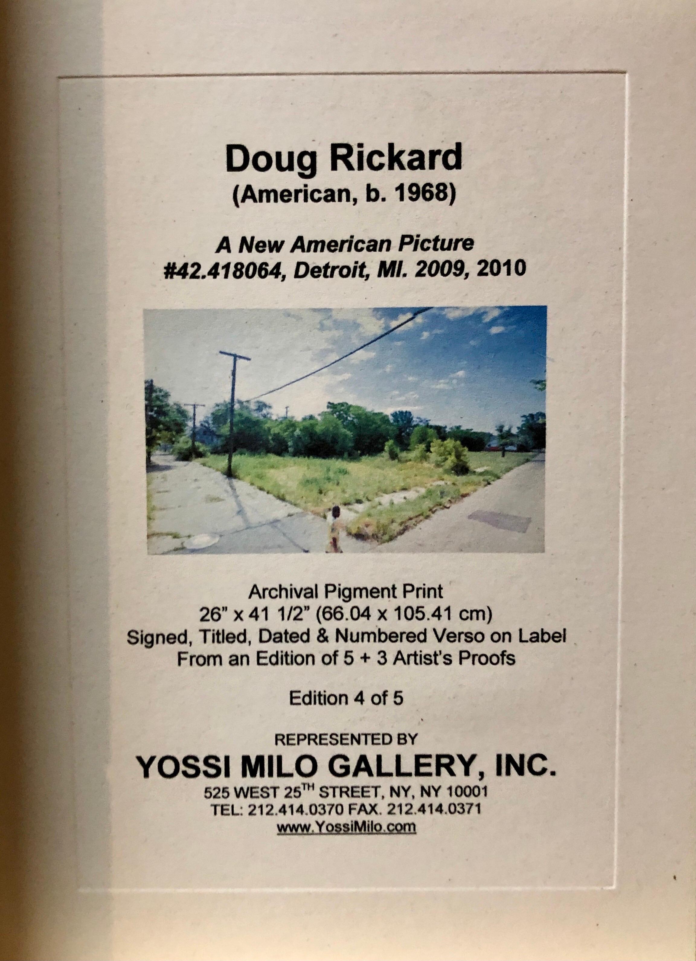 Großformatiger Archivalischer Pigmentdruck für Fotografie, Detroit, Farbfoto Doug Rickard im Angebot 5