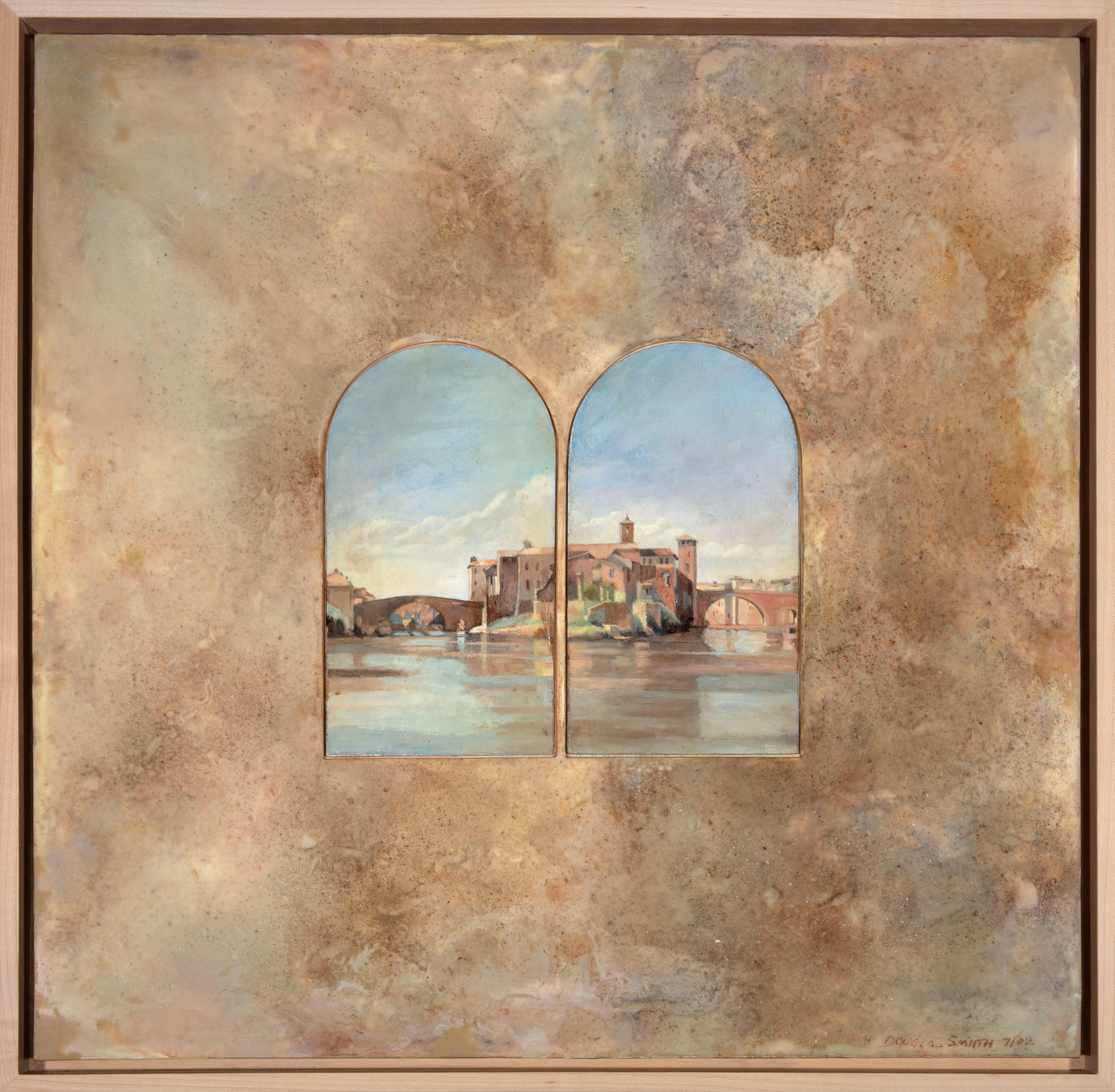 La vista di Corot - Mixed Media Art di Doug Smith