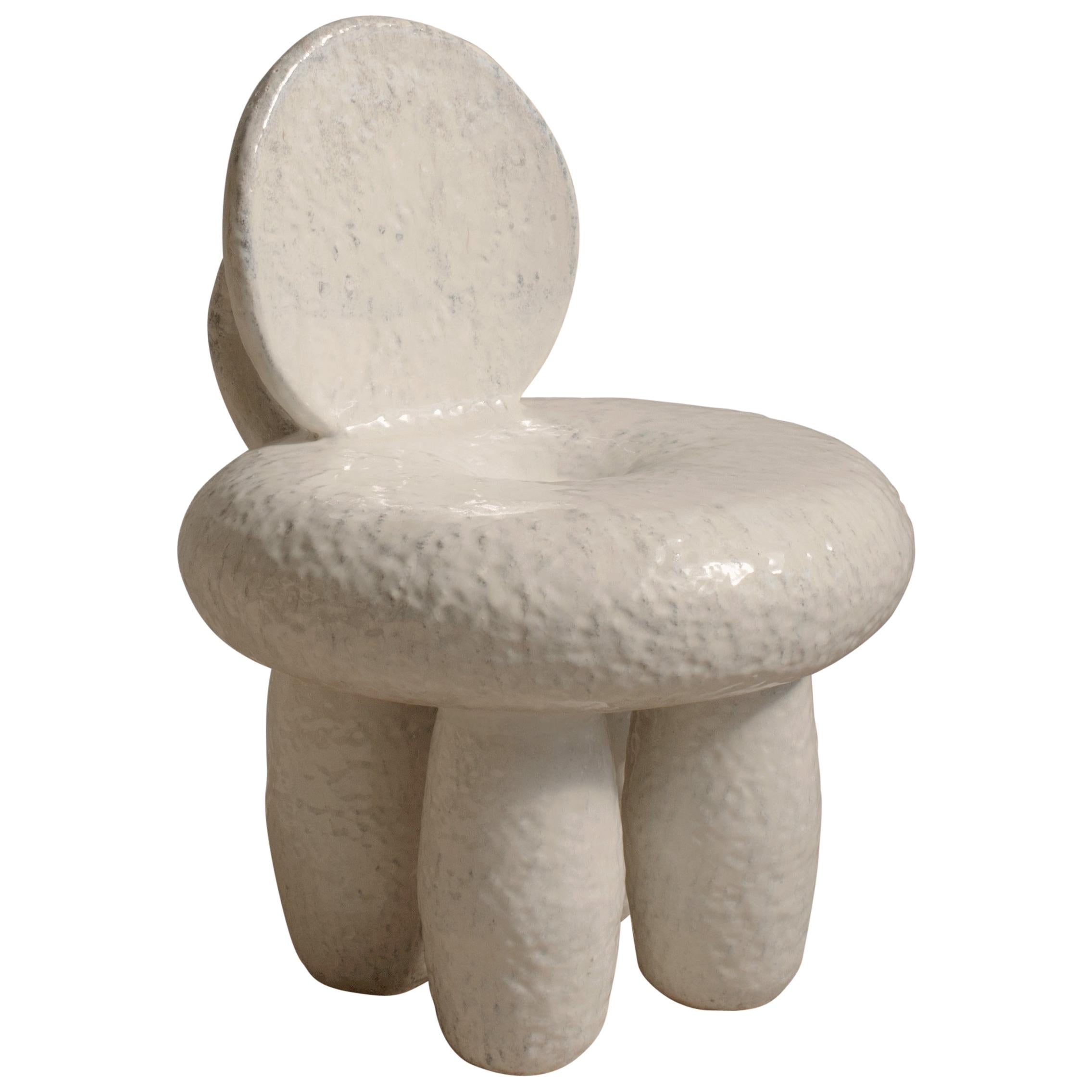 Doughnut Chair Contemporary Chair in Ceramic