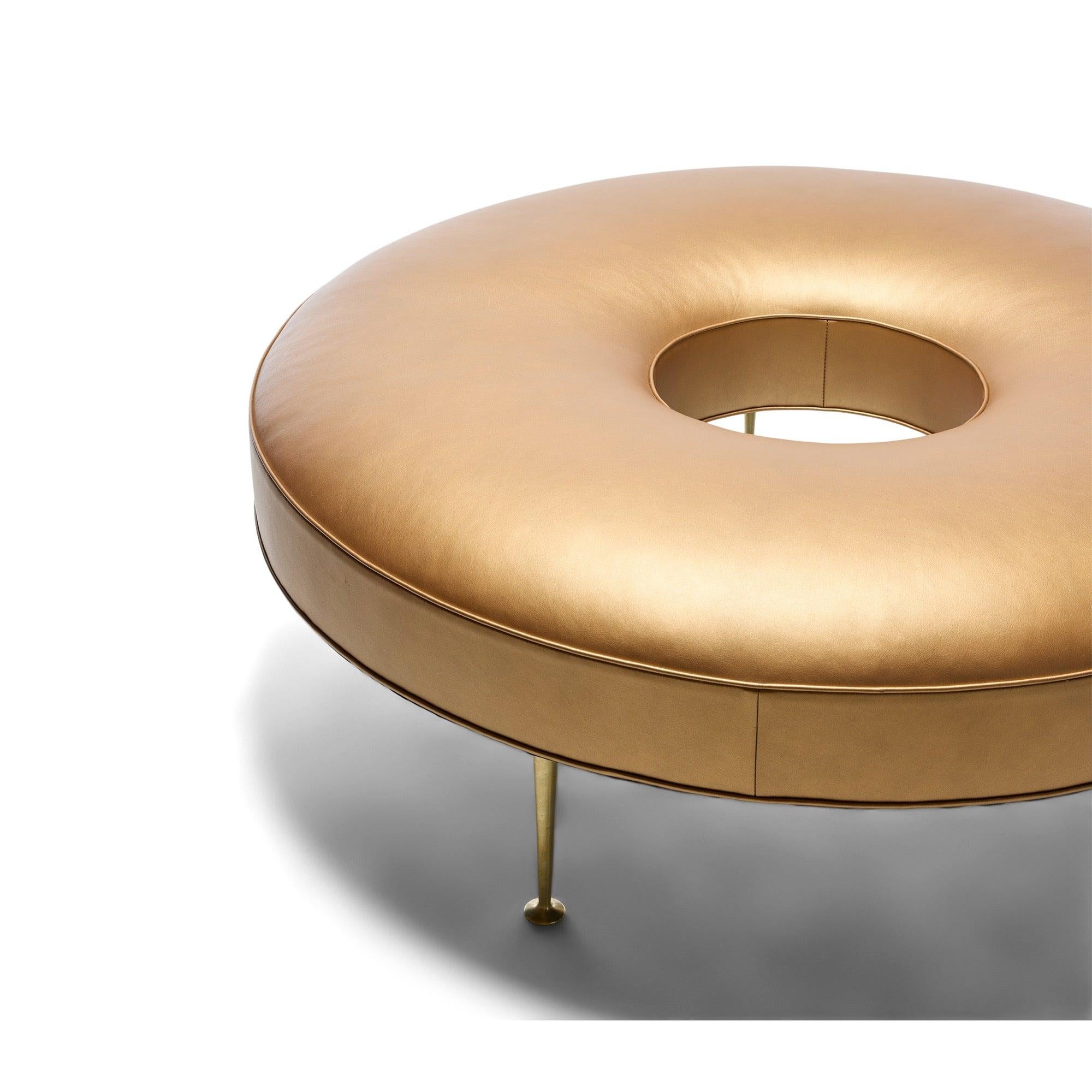 Pouf en forme de beignet Excellent état - En vente à Sagaponack, NY