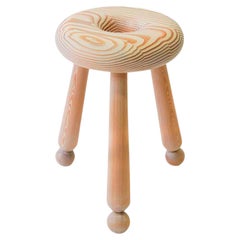Doughnut Stool – Traditional Handcrafted Solid Wood Stool in Douglas Fir