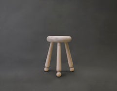 Doughnut Stool – Traditional Handcrafted Solid Wood Stool in Maple