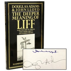 Douglas ADAMS & John Lloyd. The Deeper Meaning Of Life. 1ST ED - SIGNED BY BOTH