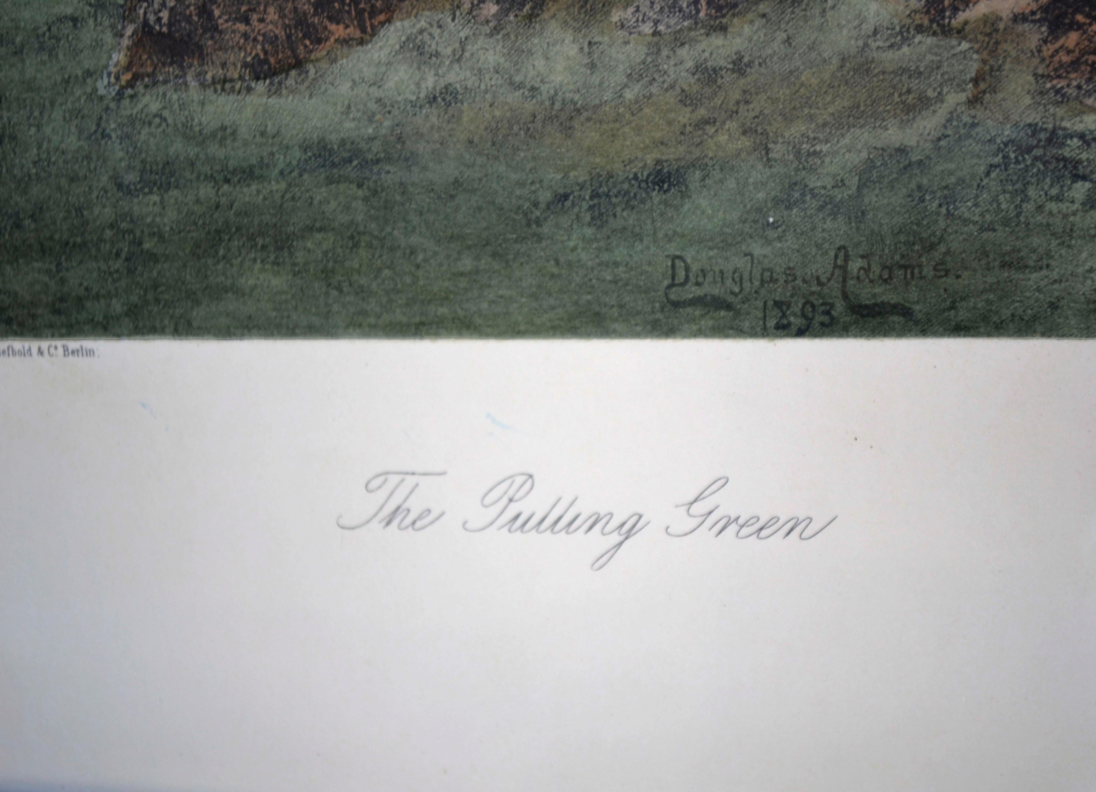 « The Putting Green » - Paysage figuratif - Réalisme Print par Douglas Adams