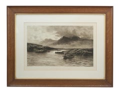 Douglas Adams Sea Trout Fishing Photogravure