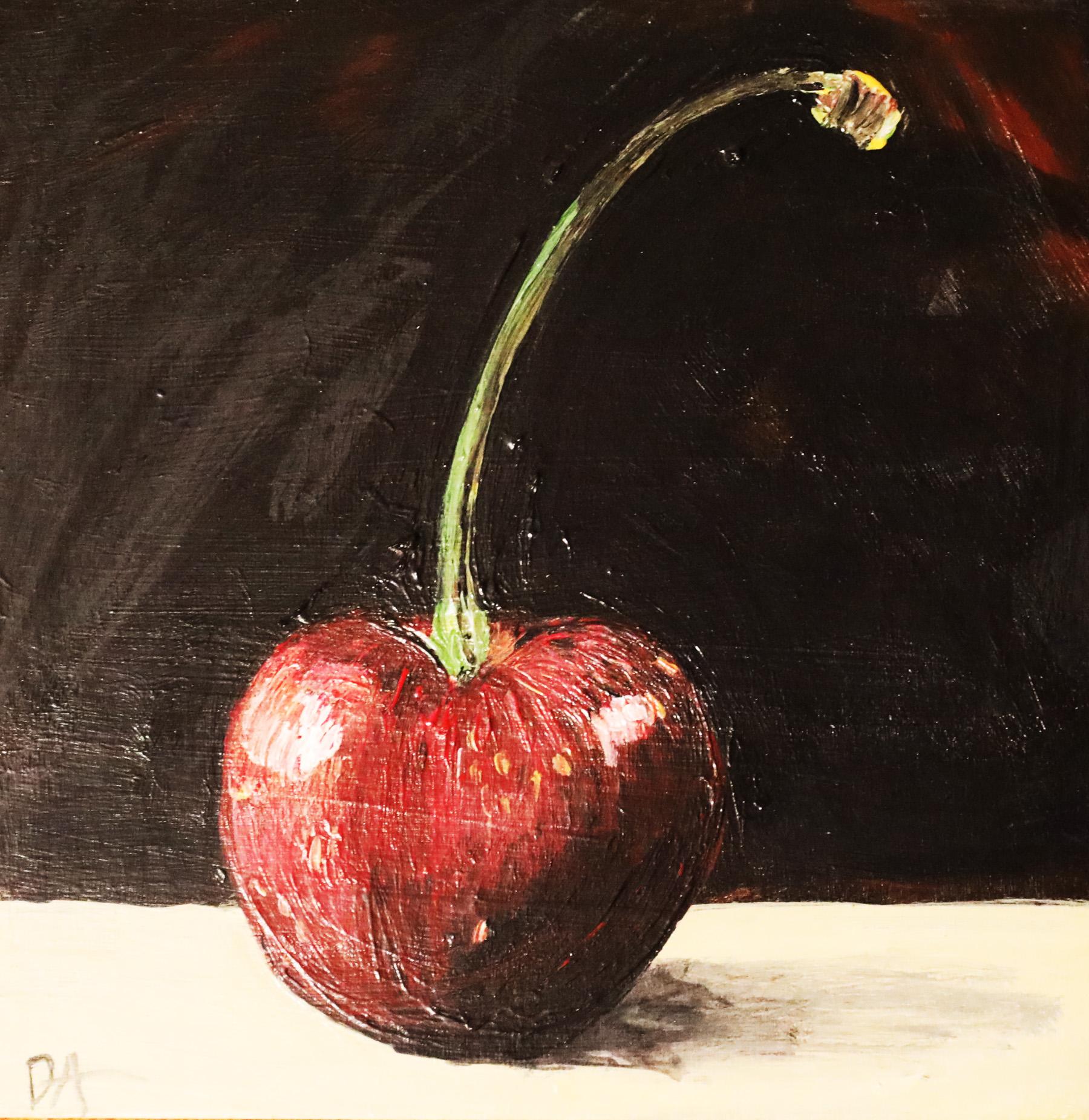 Douglas Alvarez Still-Life Painting - Cherry On Top