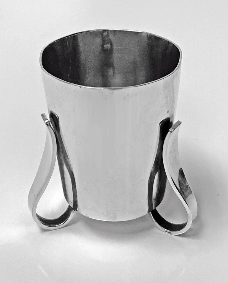 Douglas Boyd Rare Sterling Silver Jigger Measure, Canada, 1967 at 1stDibs