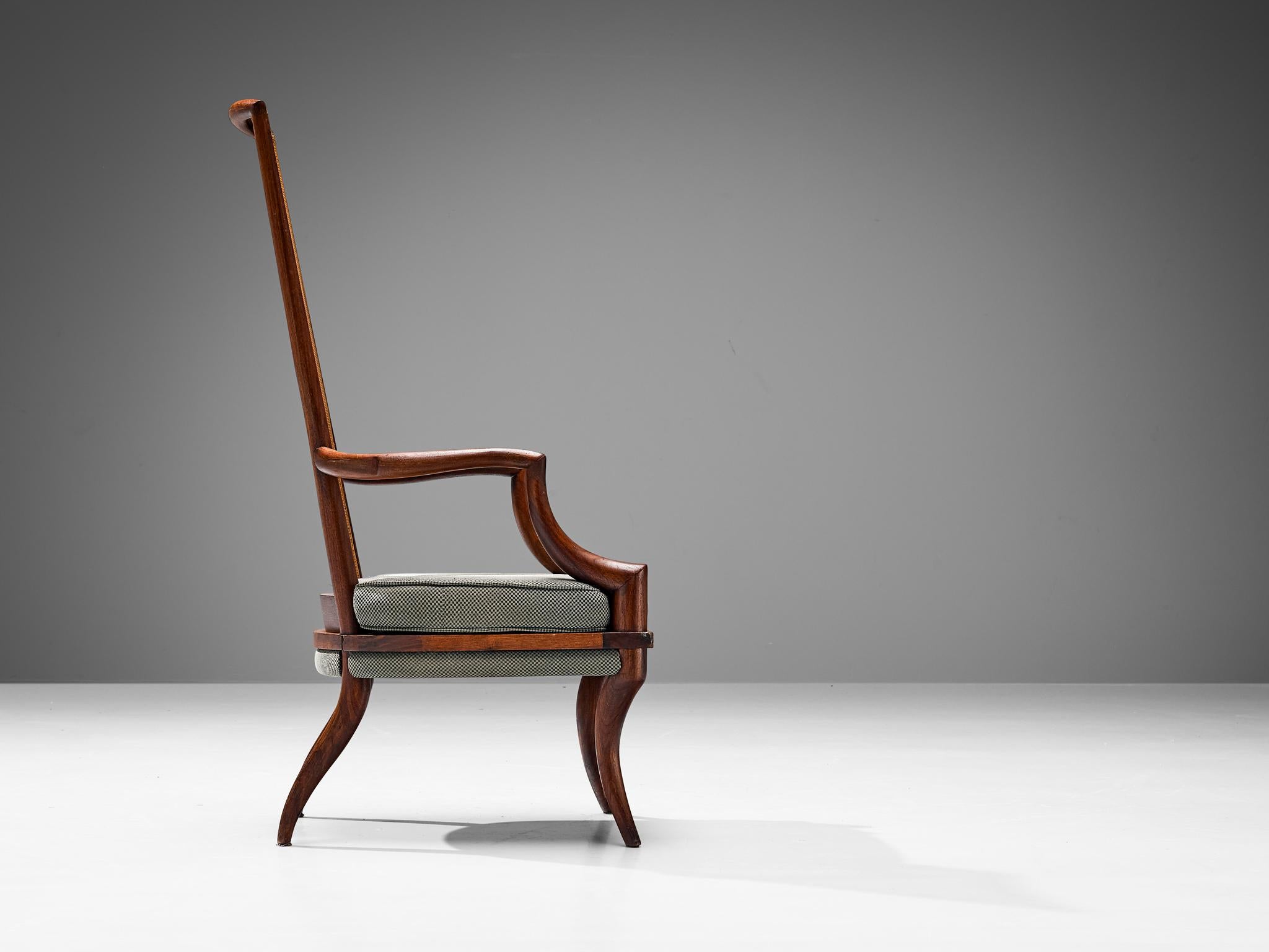 American Douglas Brown for Grand Ledge Chair Company Chair in Cane  For Sale