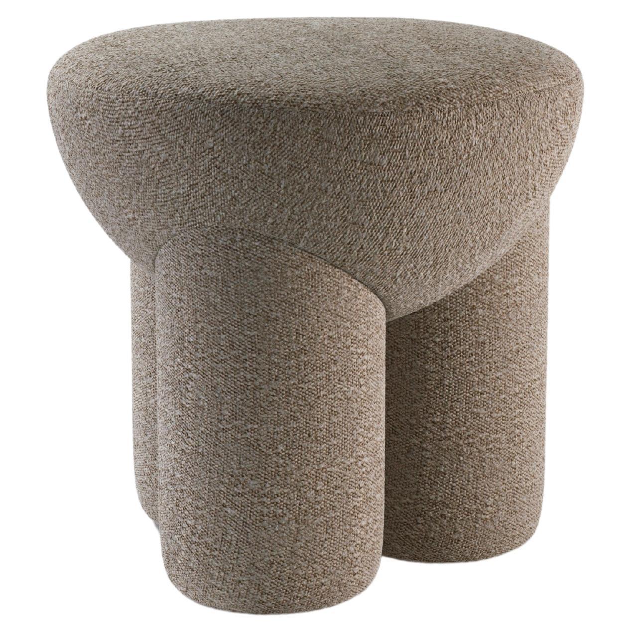 Douglas Contemporary Stool in Fabric For Sale