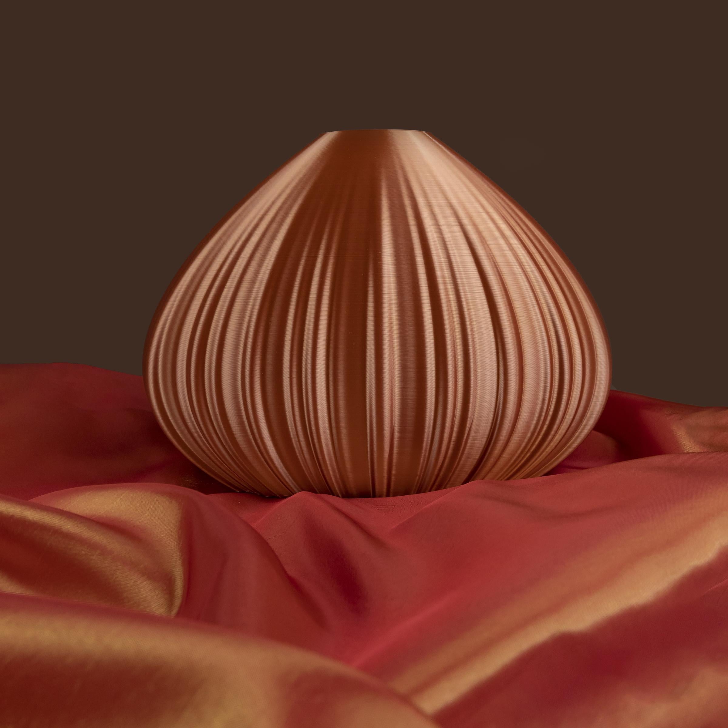 Post-Modern Douglas, Copper Contemporary Sustainable Vase-Sculpture