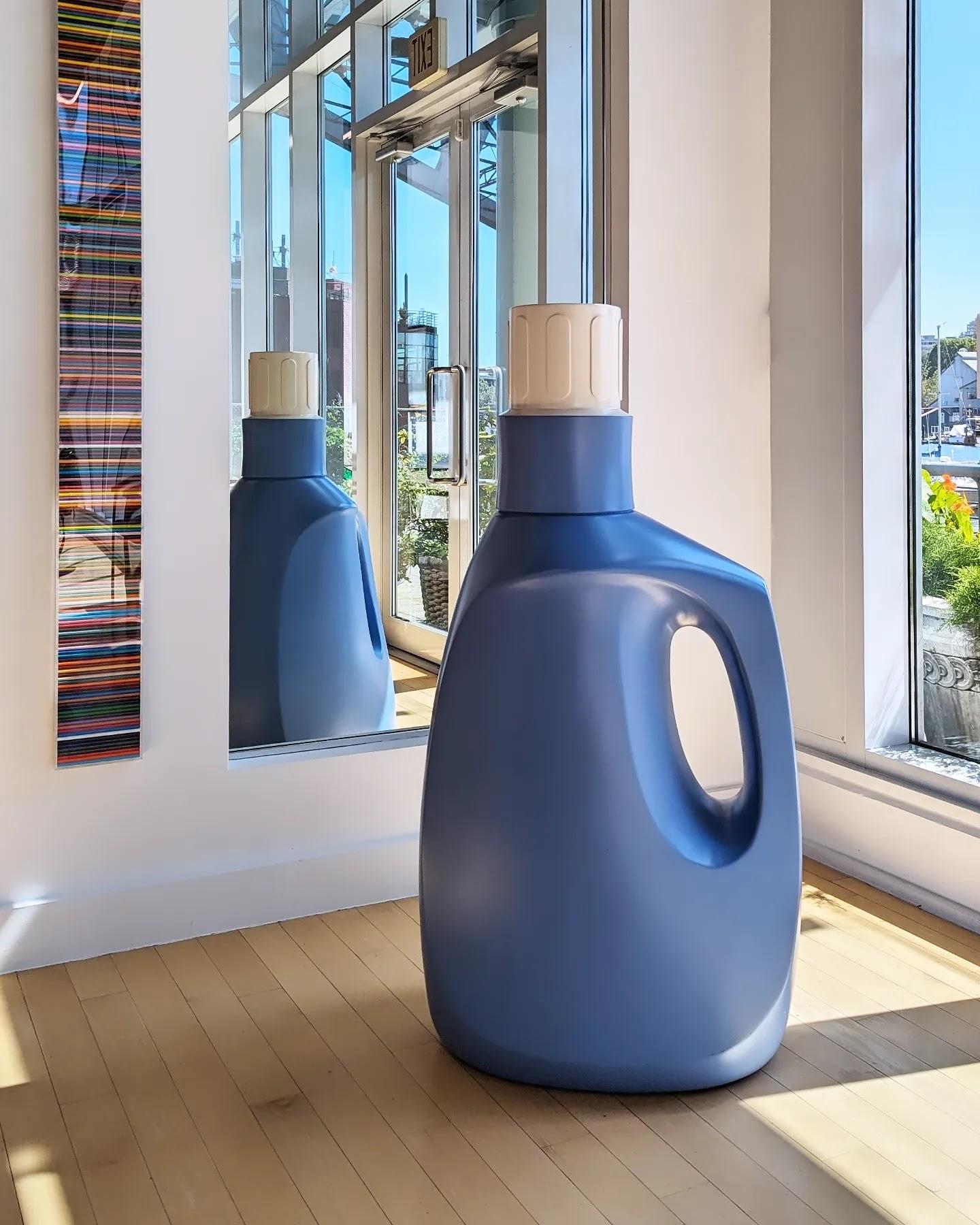 Bottle No.5 Downey - Brown Still-Life Sculpture by Douglas Coupland