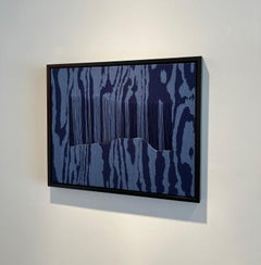 Contemporary, Mixed Media, Wall Sculpture, Yarn Over Wood, Framed, Sculpture