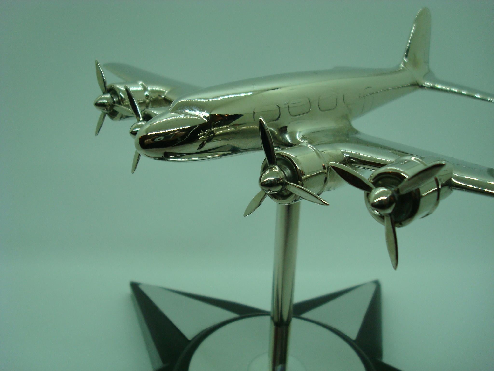 Marble Douglas DC4 Airplane Desk Model, 1940s