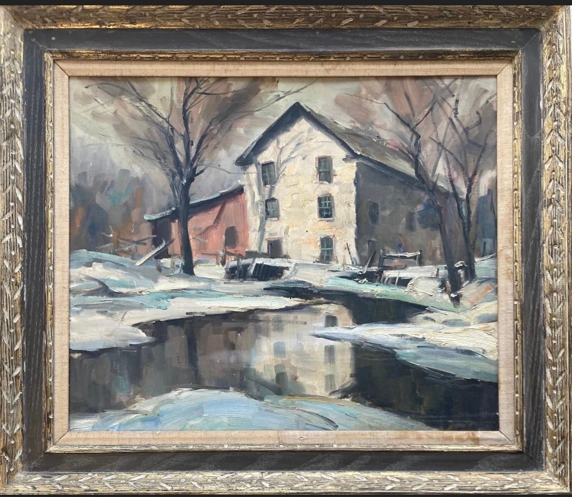 “The Old Mill” - Painting by Douglas Elliot