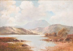 Douglas Falconer (1913-2004) - Olio della metà del XX secolo incorniciato, Loch Maree