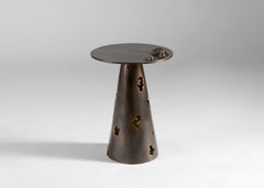 Douglas Fanning, Archipelago, Contemporary Bronze Side Table, USA, 2024