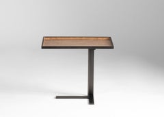 Douglas Fanning, Pilé Tray, Contemporary Bronze and Steel Drinks Table, US, 2020