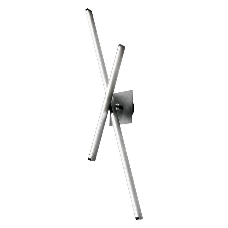 Douglas Fanning, Contemporary Sconce aus gebürsteter Bronze, Vereinigte Staaten, 2019