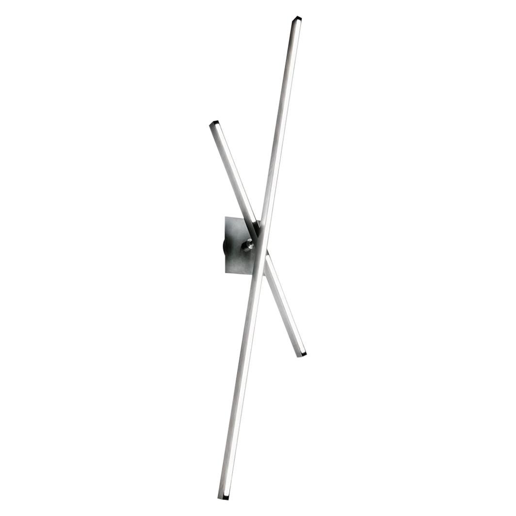 Douglas Fanning, Contemporary Sconce aus gebürsteter Bronze, Vereinigte Staaten, 2019
