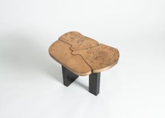 Douglas Fanning, Meander, Contemporary Side Table, Steel and Bronze, US, 2018