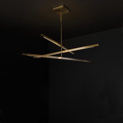 Douglas Fanning, Mobile 3 Tier, Contemporary Brass Ceiling Light, US, 2020