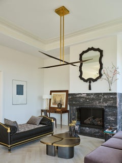 Plafonnier en laiton Douglas Fanning, Croix de Pirogue, États-Unis, 2021