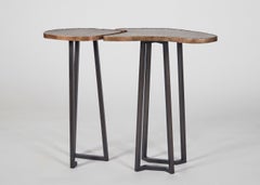Douglas Fanning, Pesca, Set of Conjoining Bronze Cocktail Tables, US, 2020