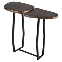 Douglas Fanning, ensemble de tables à cocktail conjointes en bronze, États-Unis, 2020