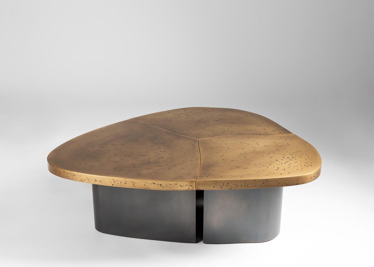 American Douglas Fanning, Trefle, 'Clover, ' Modular Coffee Table, United States, 2020 For Sale