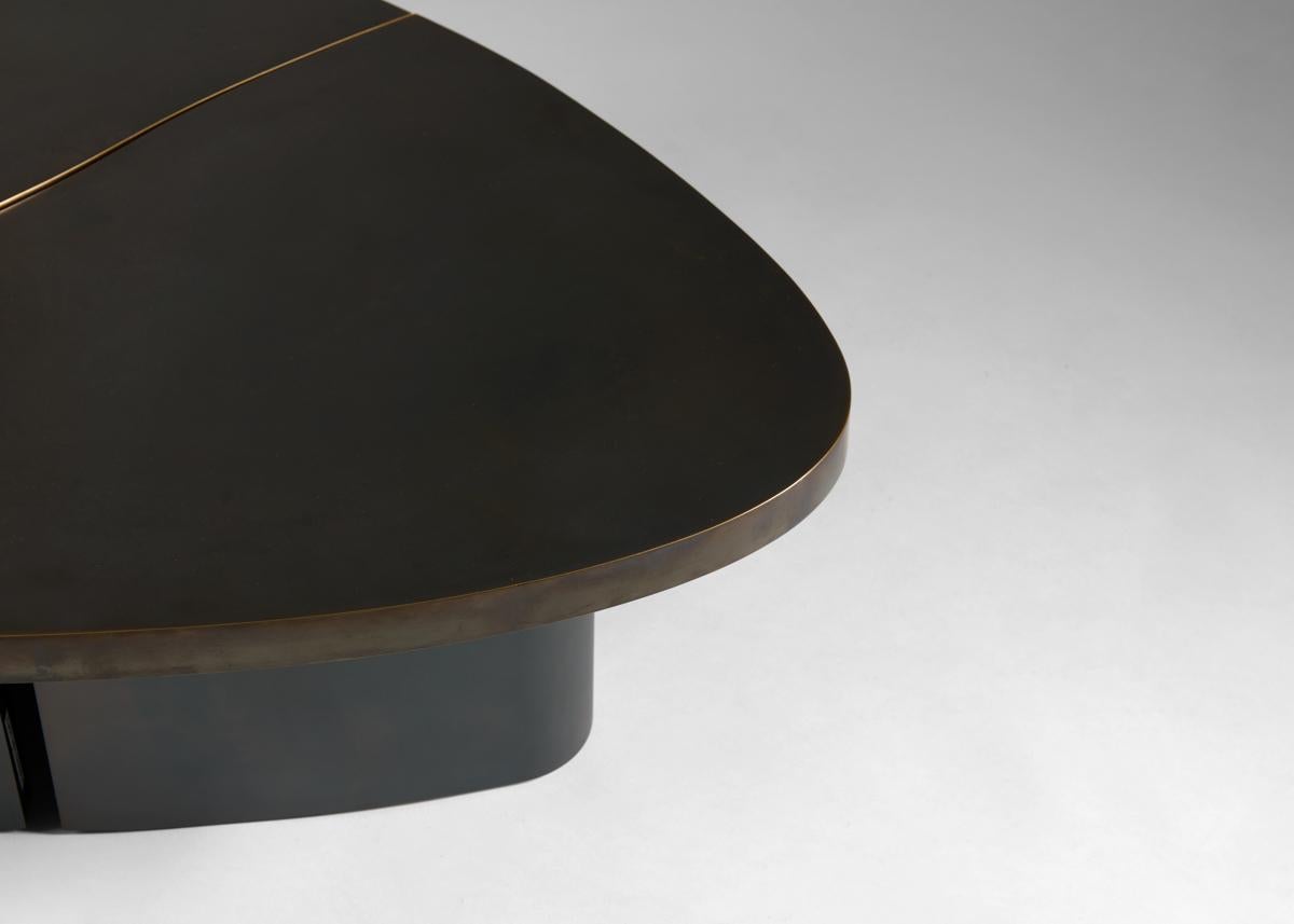 Noirci Table basse modulaire « Clover » de Douglas Fanning, Trefle, États-Unis, 2020 en vente