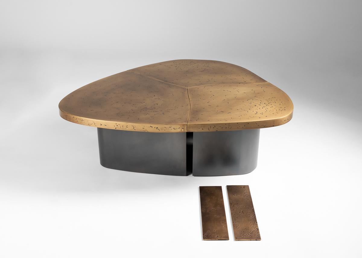 Noirci Table basse modulaire « Clover » de Douglas Fanning, Trefle, États-Unis, 2020 en vente