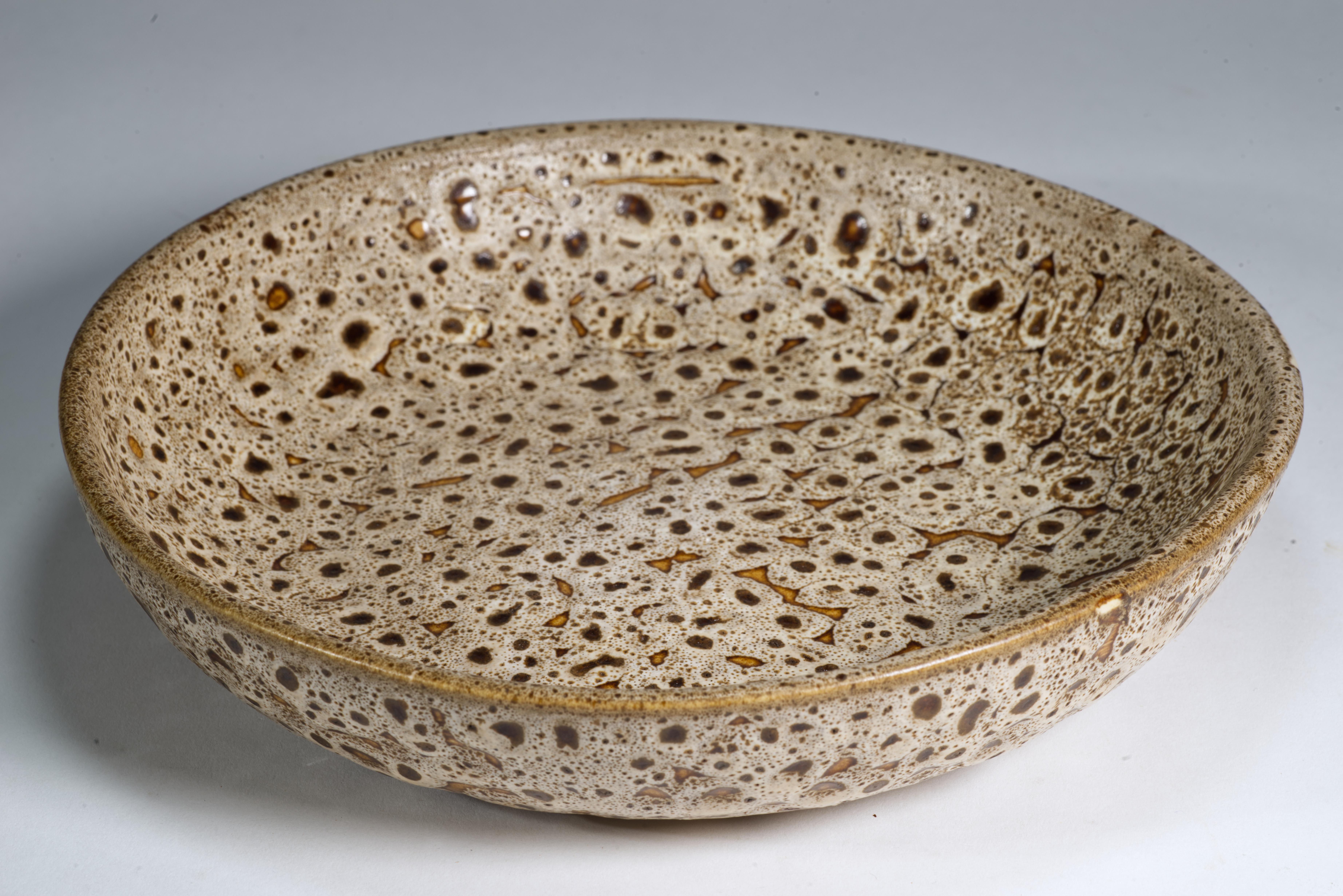 Douglas Ferguson für Pigeon Forge Crater Glasurschale #1, American Studio Pottery im Zustand „Gut“ im Angebot in Clifton Springs, NY