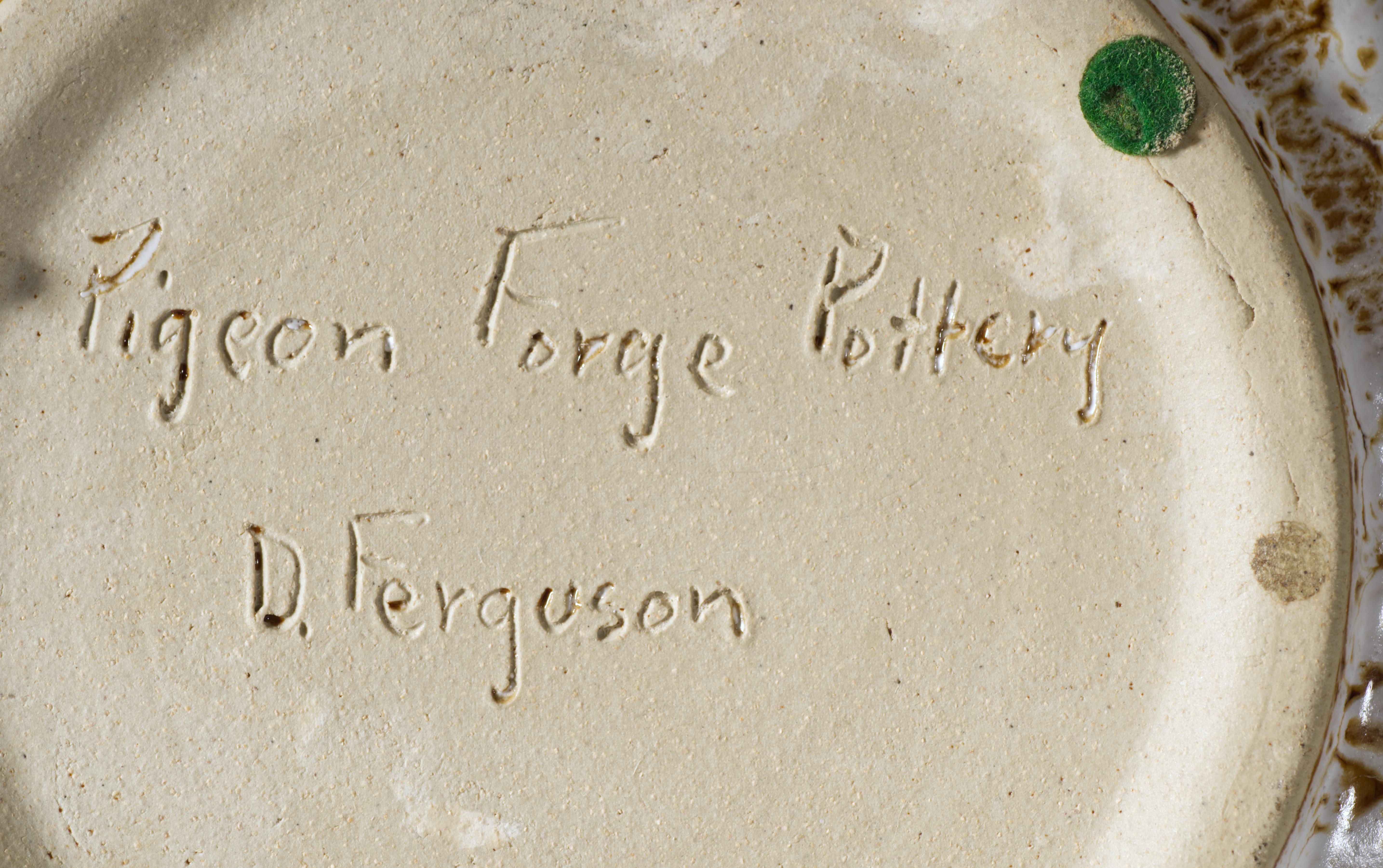 Douglas Ferguson für Pigeon Forge Crater Glasurschale #2, American Studio Pottery (Glasiert) im Angebot