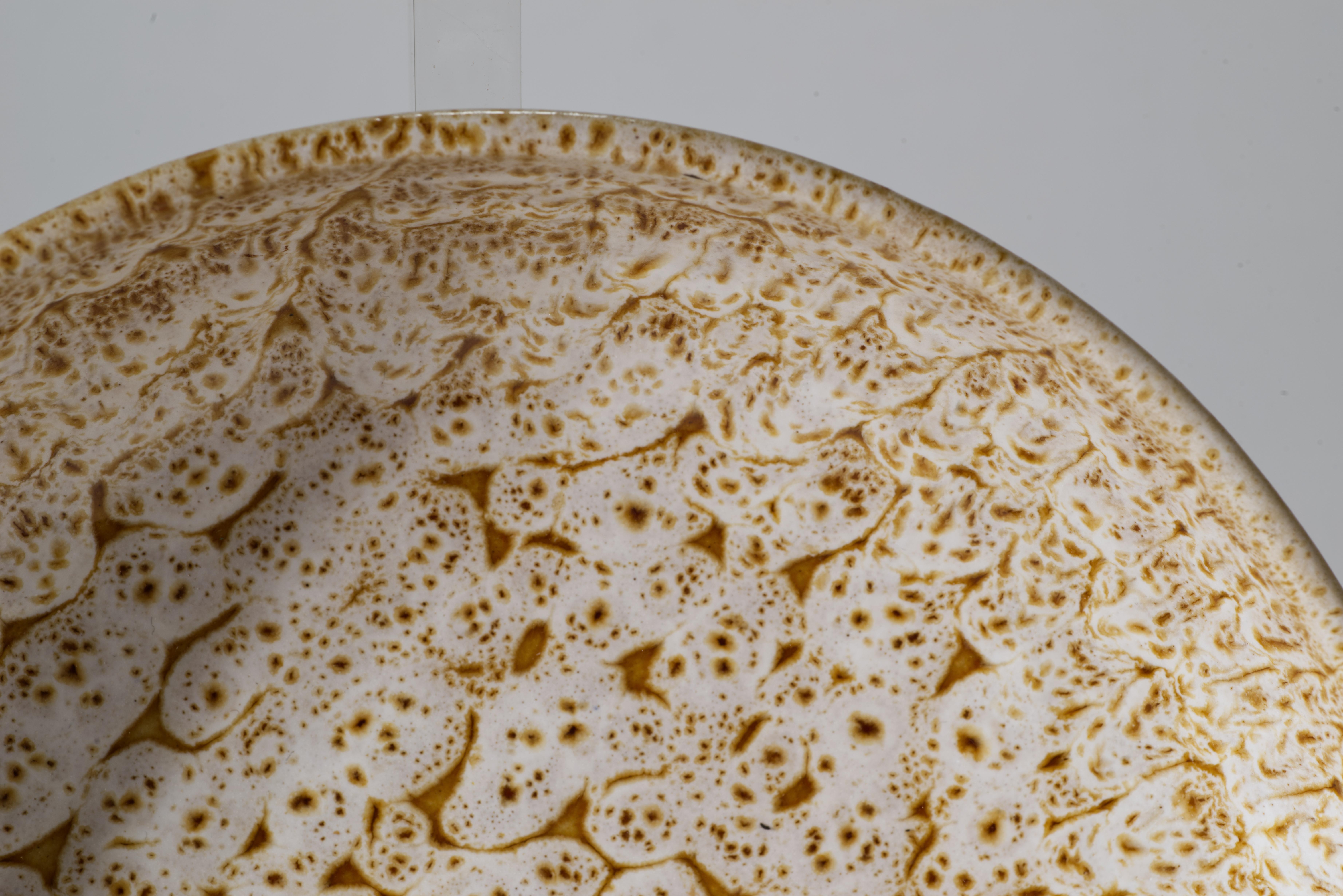 Douglas Ferguson für Pigeon Forge Crater Glasurschale #2, American Studio Pottery im Zustand „Gut“ im Angebot in Clifton Springs, NY