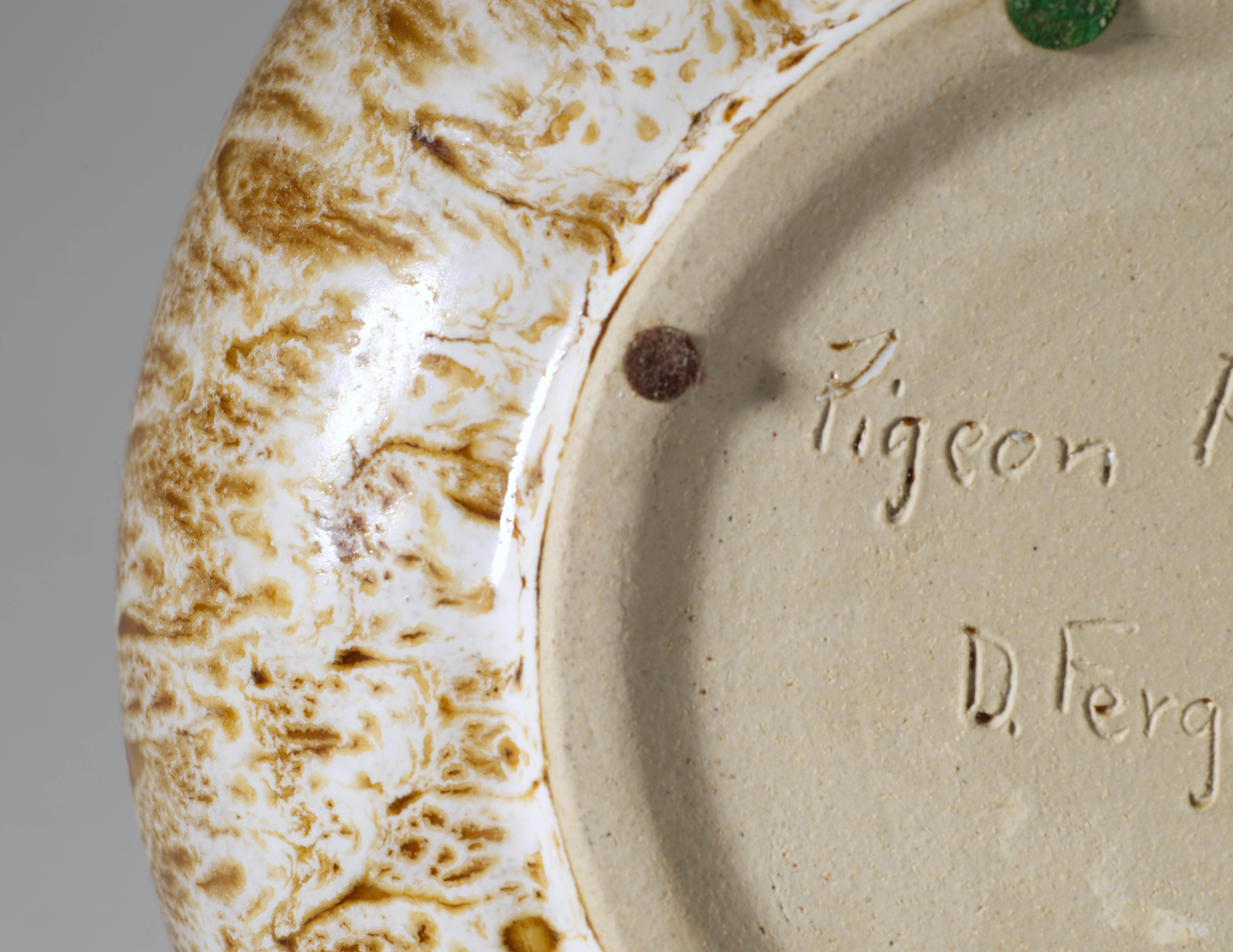 Douglas Ferguson für Pigeon Forge Crater Glasurschale #2, American Studio Pottery (Keramik) im Angebot