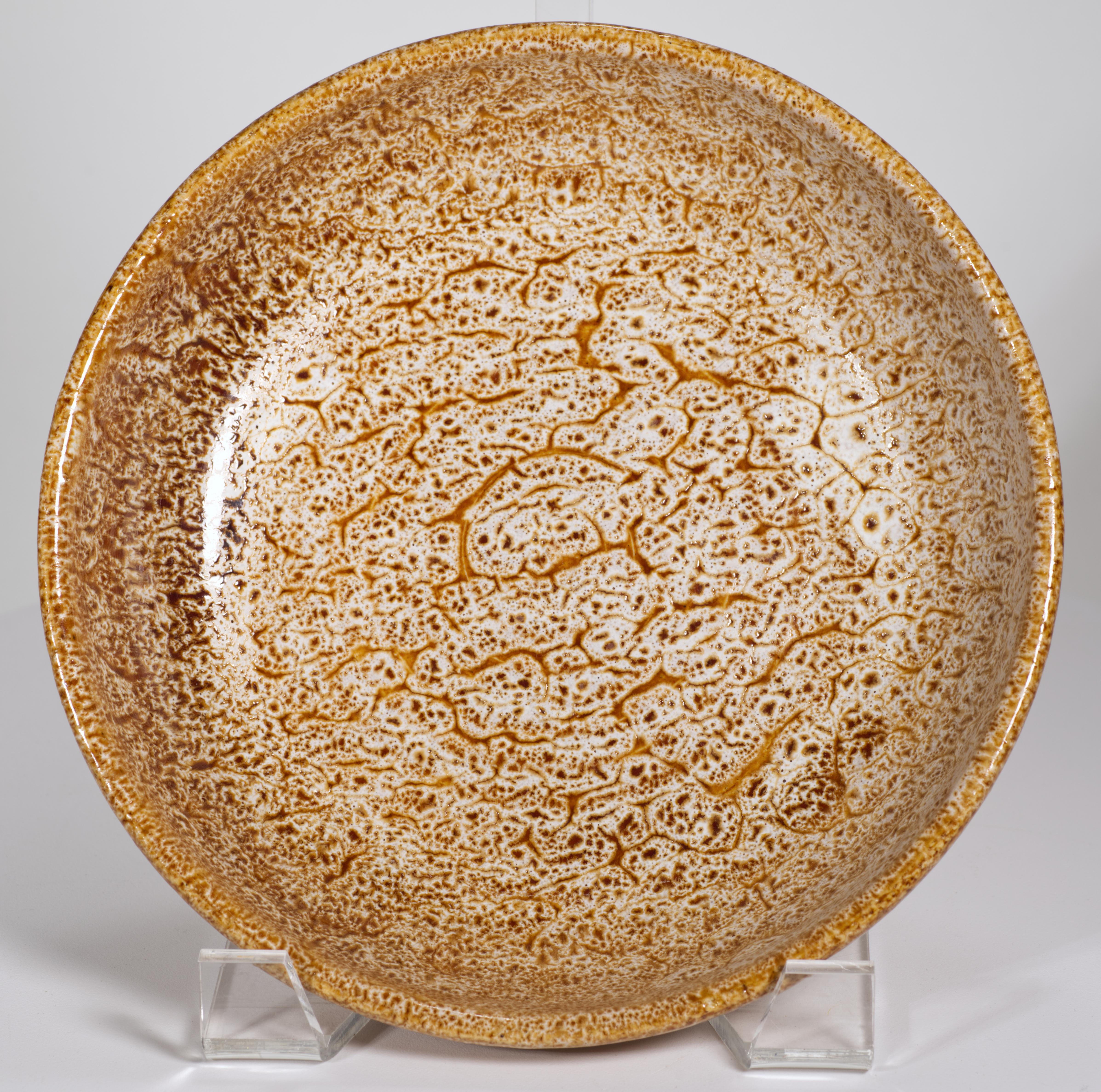Douglas Ferguson für Pigeon Forge Crater Glasurschale #3, American Studio Pottery im Zustand „Gut“ im Angebot in Clifton Springs, NY