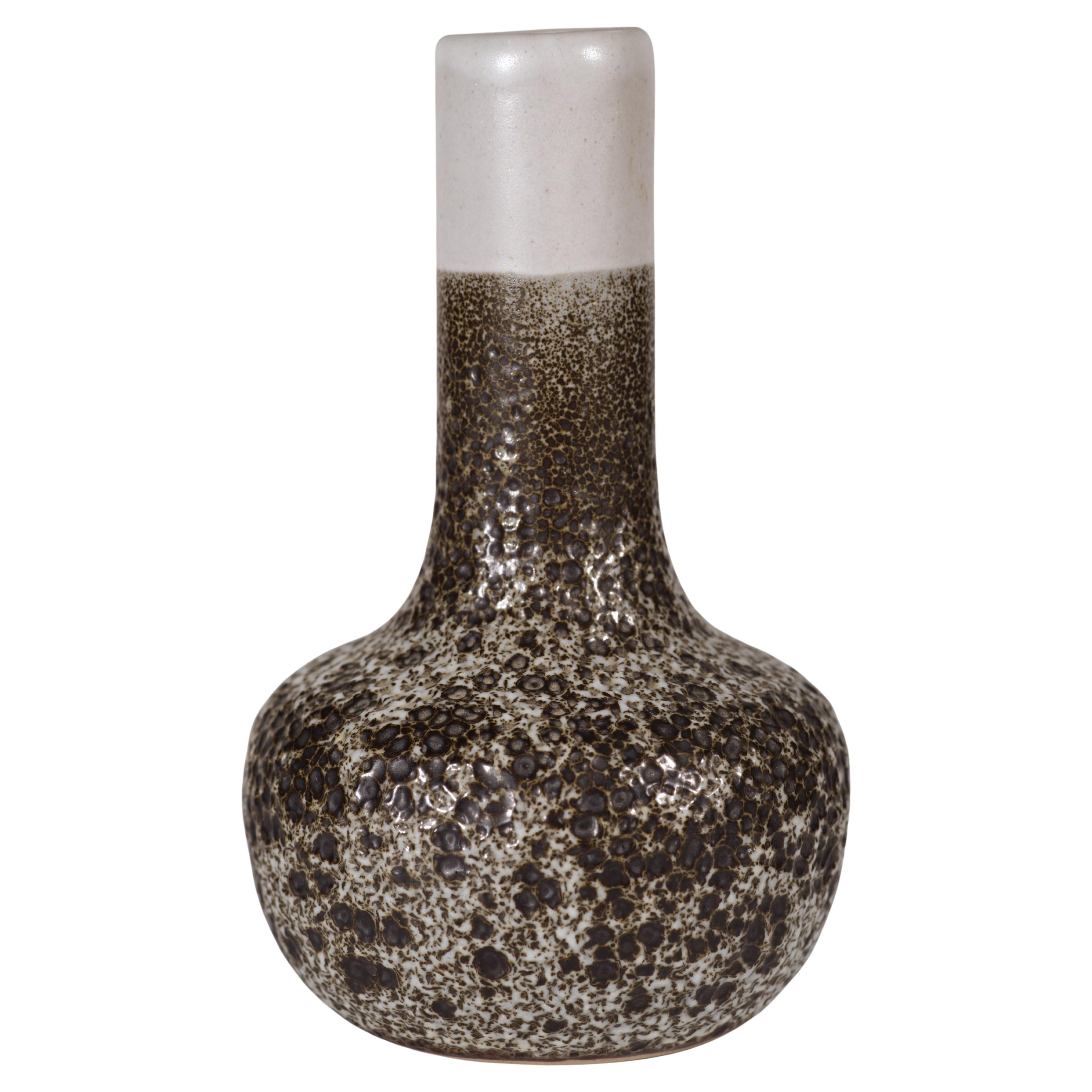 Douglas Ferguson for Pigeon Forge Crater Glaze Bud Vase, American Studio Pottery
