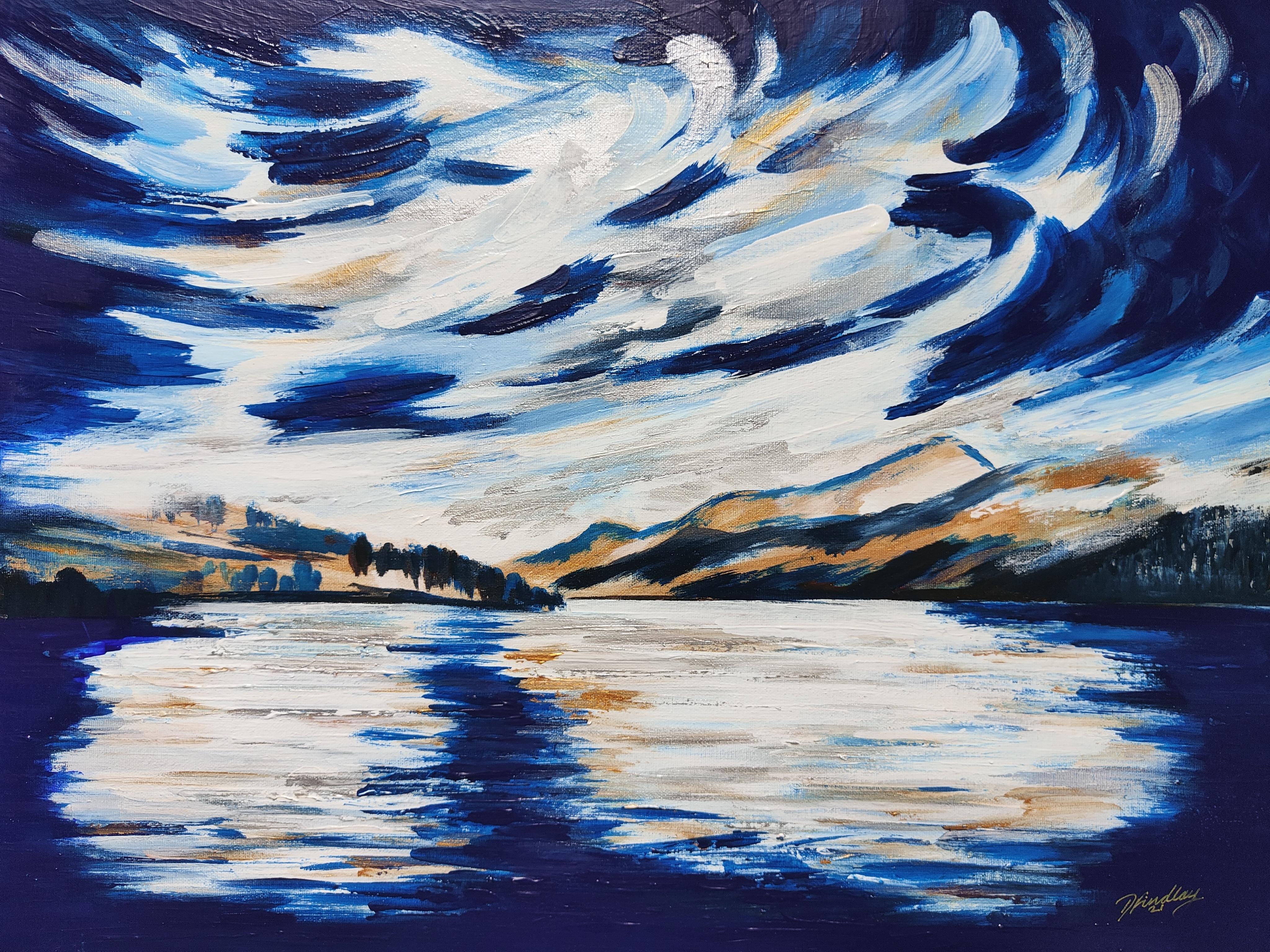 Abstract Painting di  Douglas Findlay - Cinque ore a Kenmore
