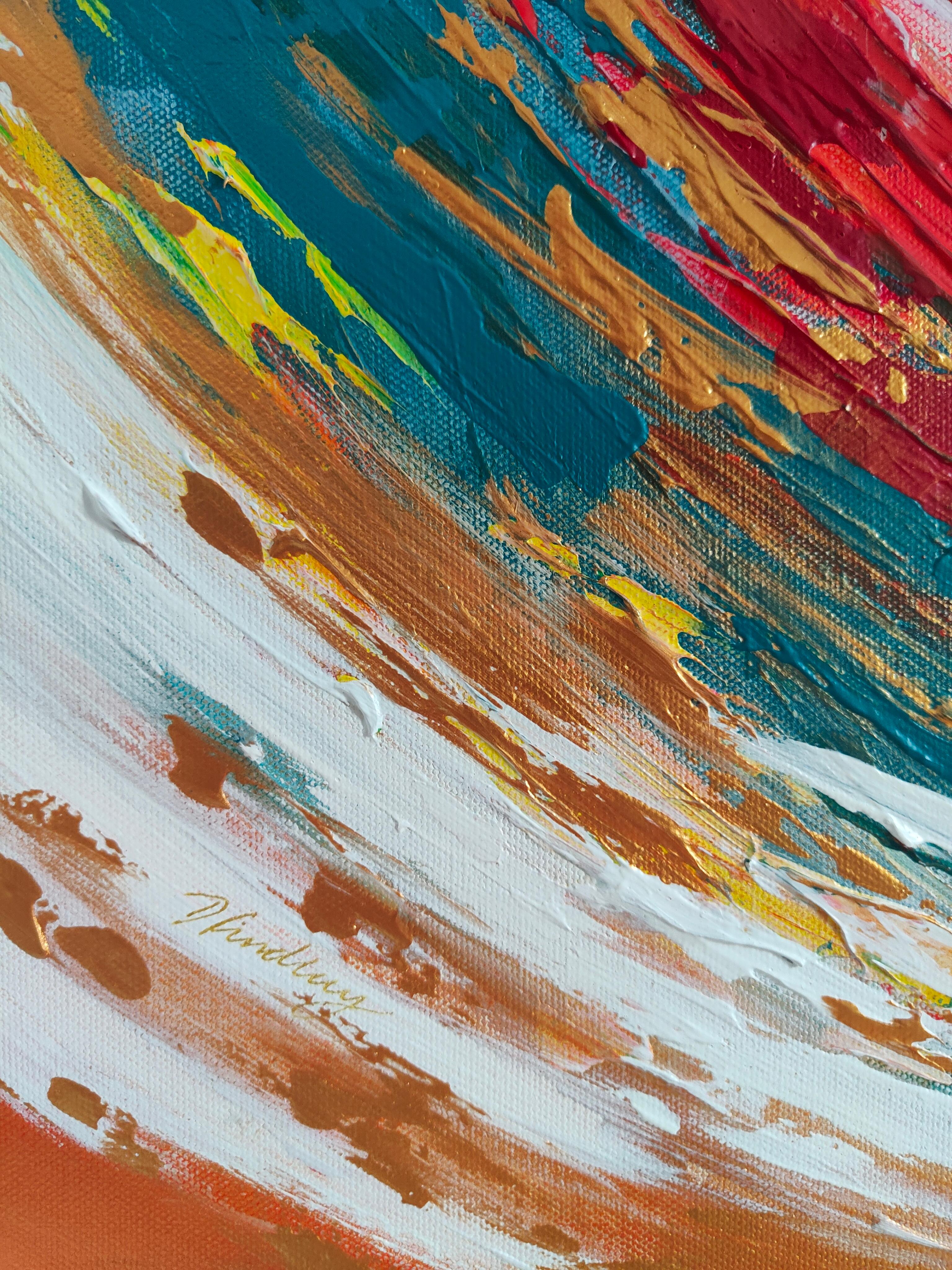 Beweisen Sie, dass Sie im Unrecht sind (Beige), Abstract Painting, von  Douglas Findlay