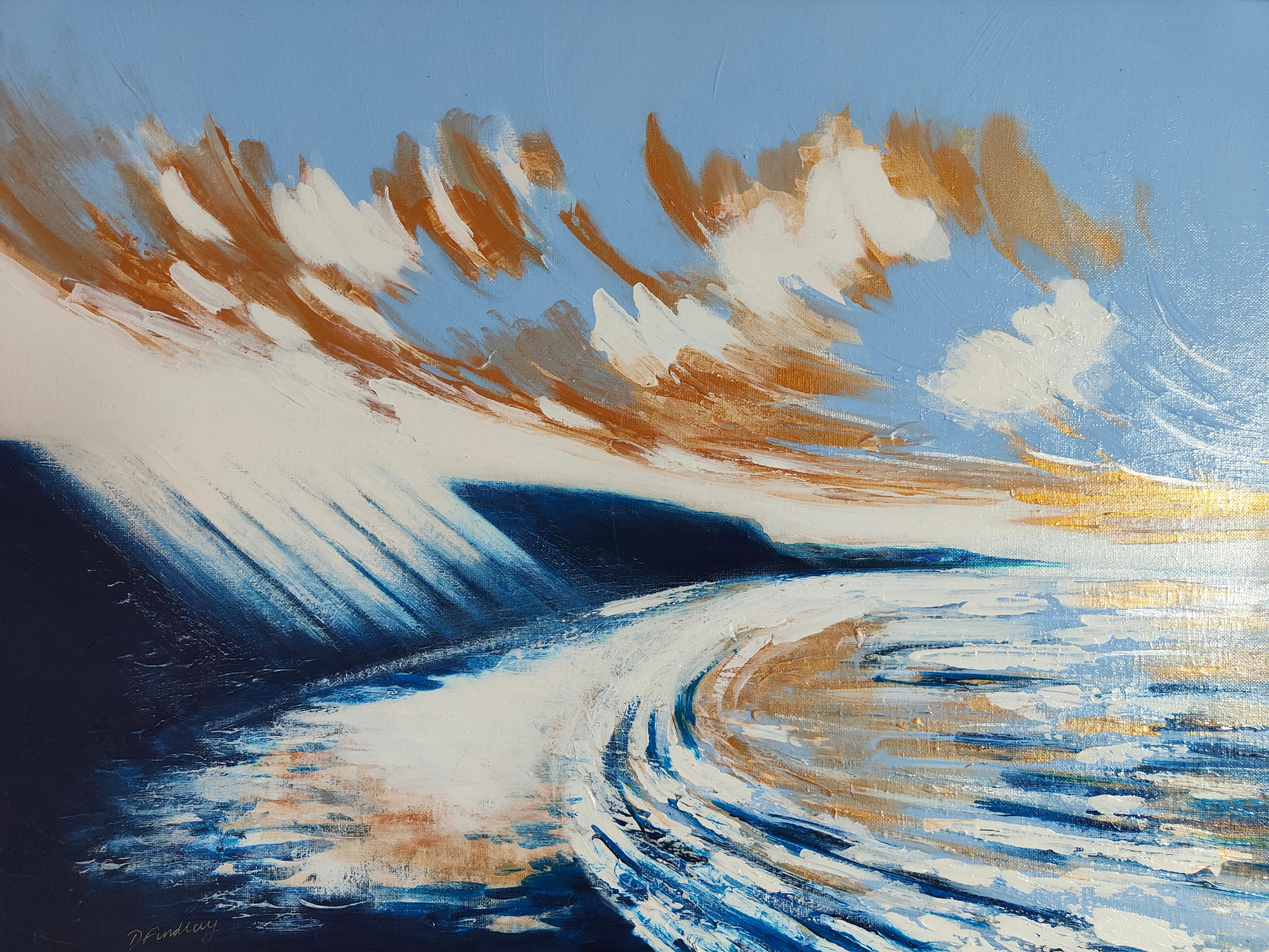 Douglas Findlay Abstract Painting – Schottische Ostküste