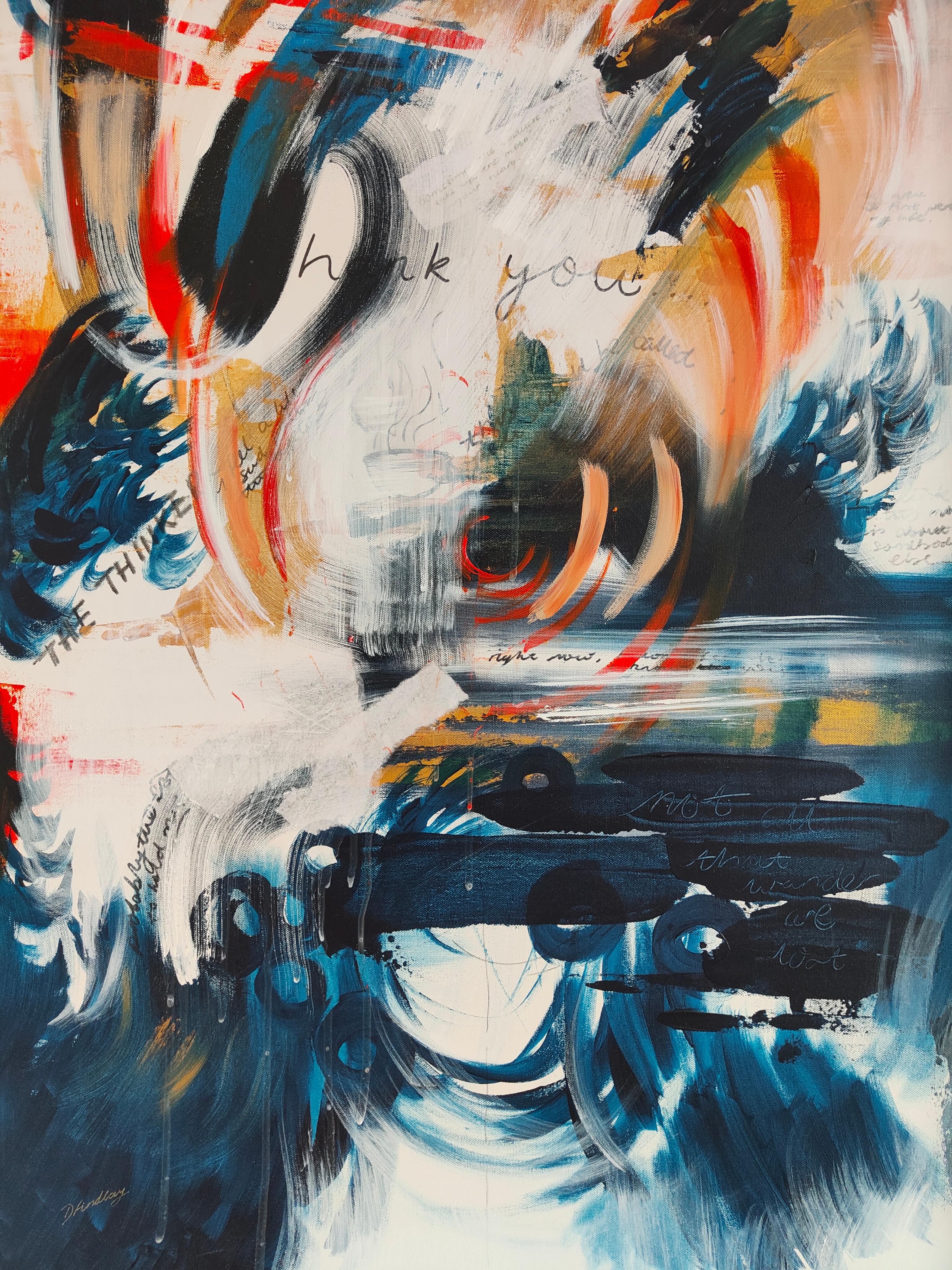  Douglas Findlay Abstract Painting – Der Denker