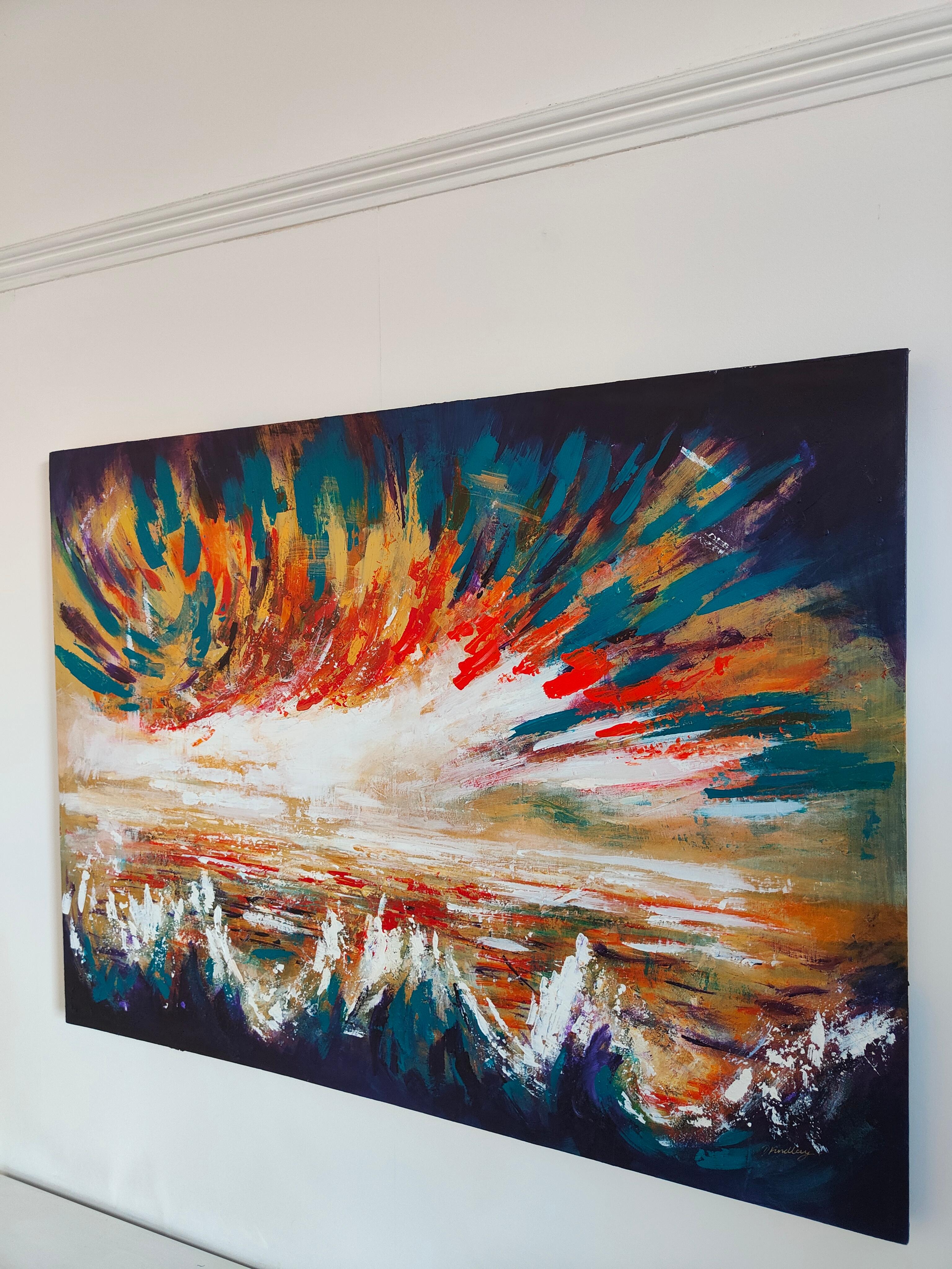Acqua tempestosa - Painting di Douglas Findlay