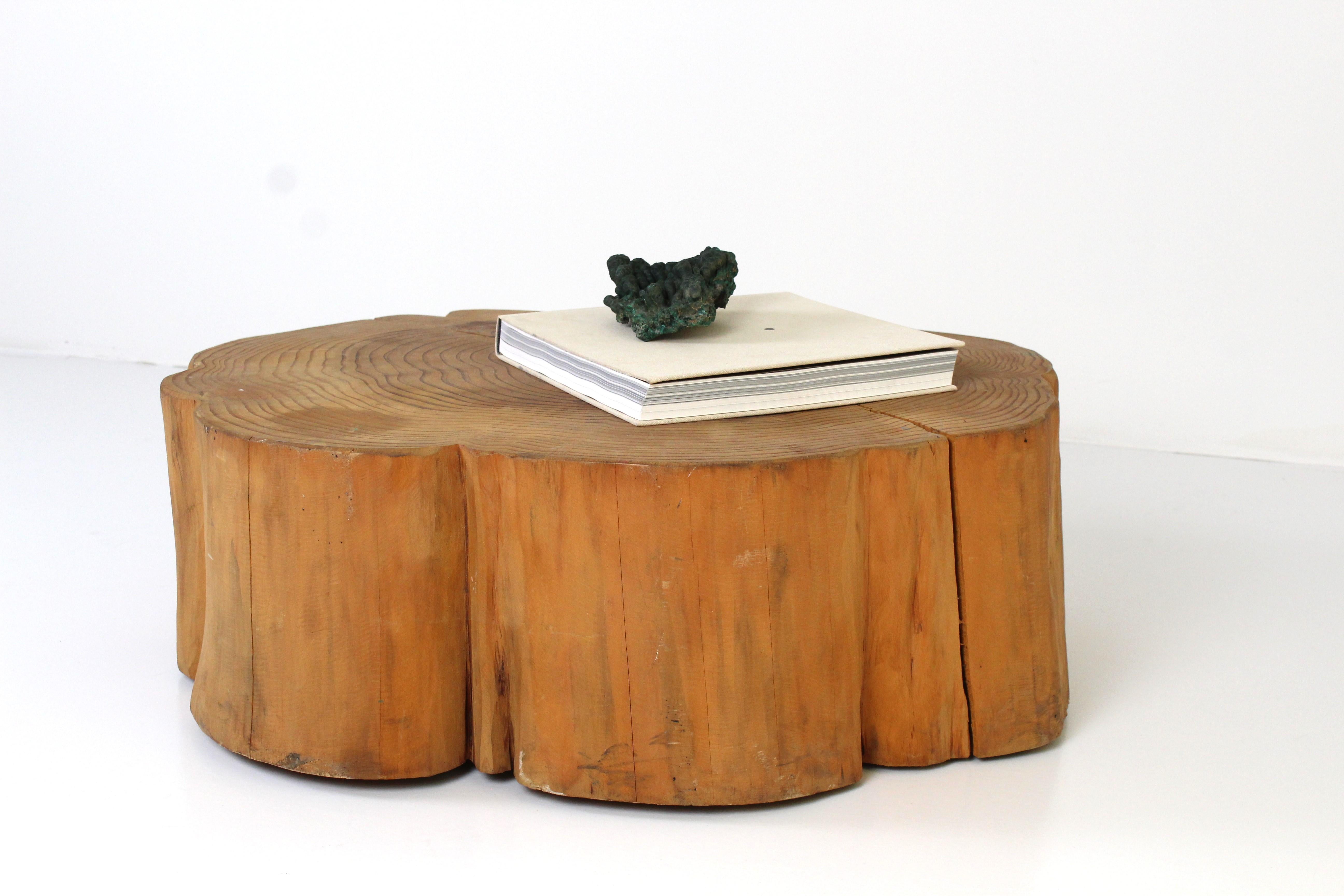 Late 20th Century Douglas fir coffee table