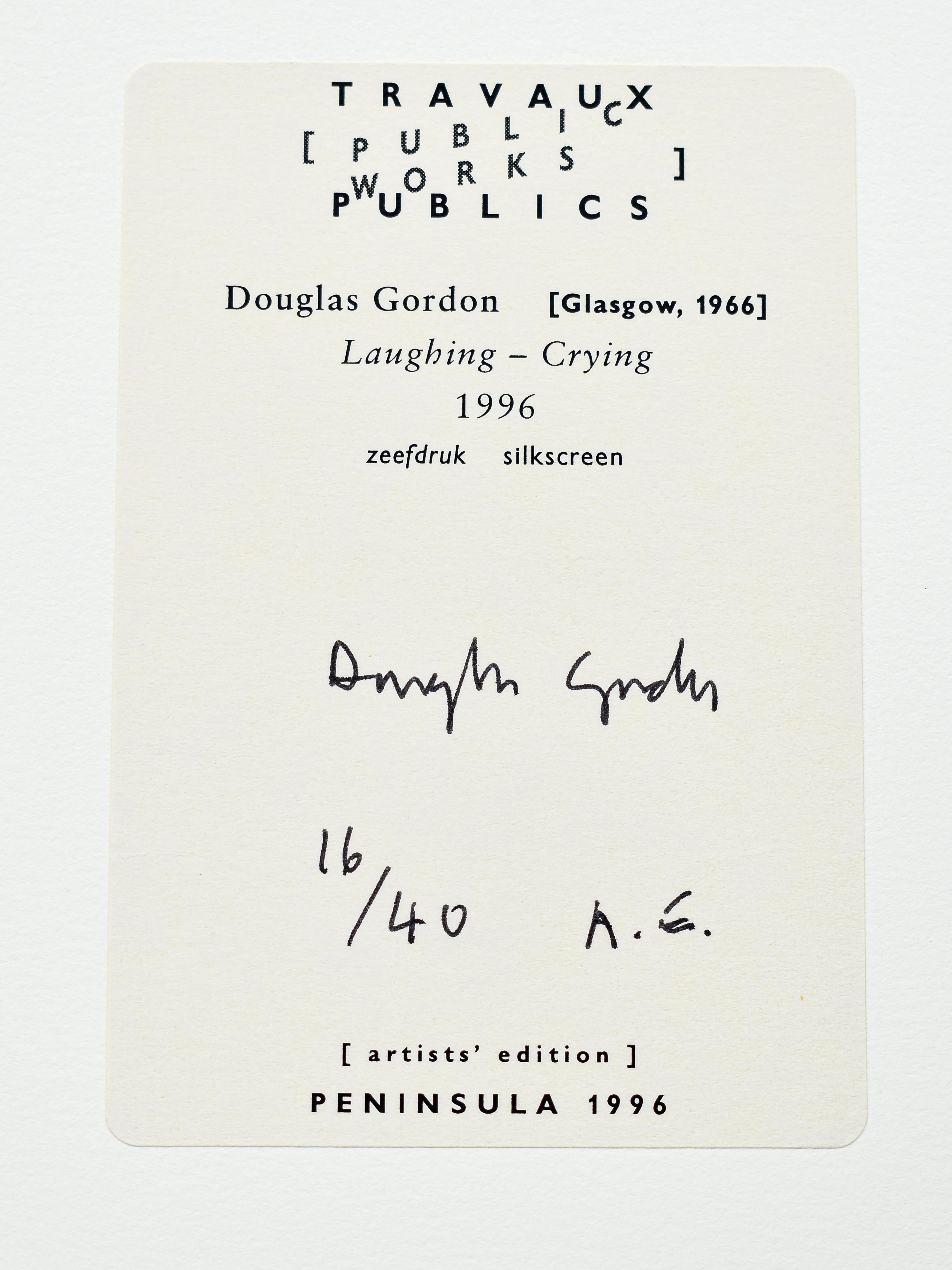 Laughing - Crying - Douglas Gordon 2
